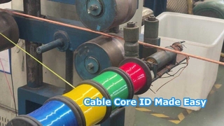 멀티코어 XLPE 절연 케이블의 코어 식별