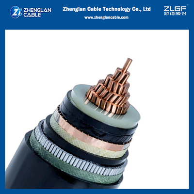 30KV 중간 전압 고압선 XLPE/PVC 절연제 SWA/STP armour1x25mm2 단 하나 핵심 MV 구리