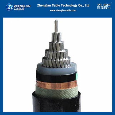 18 / 30KV 25 킬로볼트 알루미늄 전원 케이블 엑스라이페 격리되 Hdpe 연피되 1x240 / 20mm2