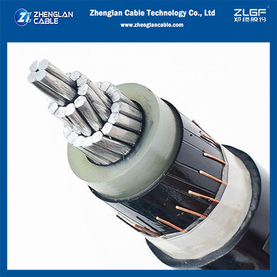 18/30KV 단일 코어 알루미늄 전력 케이블 무장 NA2X(S) 2Y