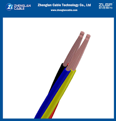 0.6/1KV 저전압 구리 PVC 단열 전력 케이블 4Core Quadruplex (CV) IEC 60228; IEC 60227 ((CU/PVC)