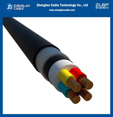 0.6/1kv LV 저전압 SWA 장갑 지하 케이블 4x95mm2 CU/XLPE/PVC/SWA/PVC IEC60520-1