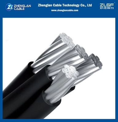 오버헤드 단열 케이블 3Cx16+1x16sqmm AAC/XLPE+AAAC/XLPE 0.6/1kv ABC 케이블