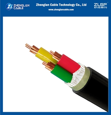 Xlpe 단열 무장 저전압 구리 지하 케이블 0.6/1kv 3x95mm2 IEC60502-1 CU/XLPE/PVC