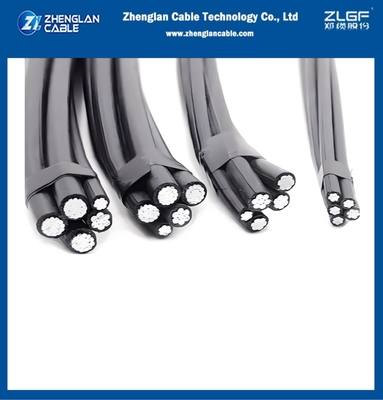 ABC LV 0.6/1kv 3x25+16+25mm2 알루미늄 전도기 / 알루미늄 합금 전도기 +xlpe 단열 IEC60502-1
