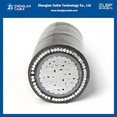 저전압 전원 케이블 N2XRY 케이블 AL/XLPE/PVC/AWA/PVC 1X70MM2 IEC60502-1