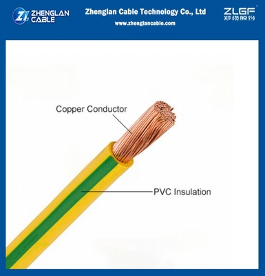 빌딩 와이어 CU/PVC 클래스 5 450/750V 1.5mm2 유연 케이블 구리 선도자 PVC 단열 IEC60227