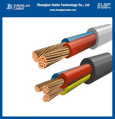 낮은 전압 CU/XLPE/PVC 3x16sqmm 단일 코어 XLPE 고립 PVC 껍질 구리 선도 케이블 IEC60502-1