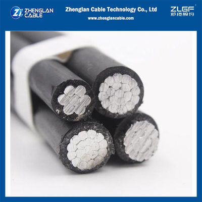 1KV 가공 전선 묶음 케이블 공장 ABC 3x70+1x54.6mm2 SANS 1418-1/PIESA1004-1