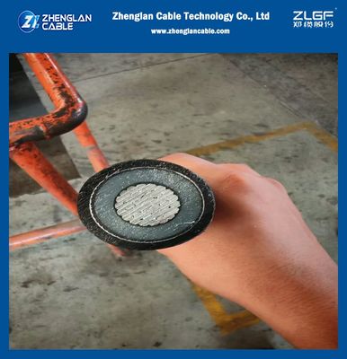 18/30/36kV NFC 33 226 3심 1코어 120mm2 알루미늄 도체 중전압 지하 케이블