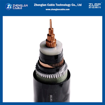 직접 매설용 12/20KV 구리 심선 XLPE 절연 AWA 아머드 중전압 전력 케이블