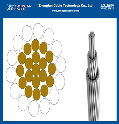 고전압 송전선 고품질 500MCM ACAR 선도자 ASTM B524B524M 표준