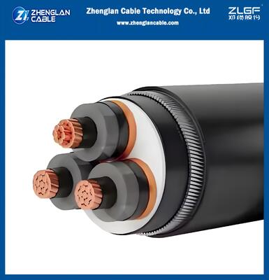 0.6/1kv Low Voltage Underground Cable Copper Conductor SWA armored CU/XLPE/PVC/SWA/PVC 3x95mm2 IEC 60502-1