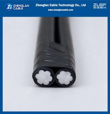 0.6/1kV 오버헤드 단열 케이블 AAC/XLPE 2Cx50sqmm XLPE 단열을 가진 알루미늄 LV ABC 케이블