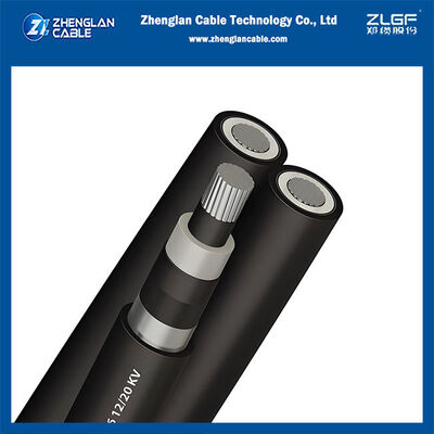 18/30KV 3x1x150mm2 케이블 알루미늄 삼중극 HTA torsadé XLPE isolé, Gainé PE