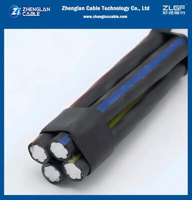 0.6/1kV 3×70+50mm2 AAC/AAAC XLPE 단열된 공기 연결 케이블