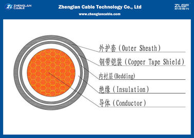 명목상 지역: 1*50~1*630mm2 0.6/1KV XLPE 1 핵심 기갑 LV 고압선 PVC 칼집 (CU/PVC/XLPE/STA/NYBY/N2XBY)