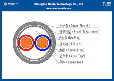 0.6/1KV 기갑 1.5~1000mm2 2는 응어리를 뺍니다 LV 강철 LV 전화선 (고압선) (CU/PVC/XLPE/STA/NYBY/N2XBY)를