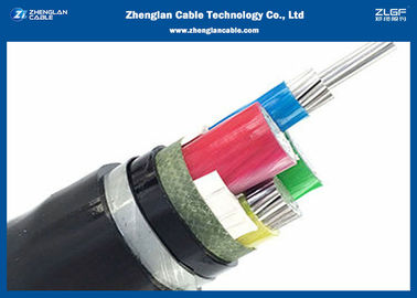 0.6/1KV 4C 지하 기갑 고압선 (AL/CU/PVC/XLPE/NYBY/N2XBY) 명목상 단면도: 4*1.5~4*400mm ²