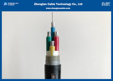 기갑 600/1000V XLPE는 격리했습니다 구리 철사 4c PVC 칼집 /N2XBY 고압선 (AL/CU/AL/PVC/STA/NYBY/N2XBY)를
