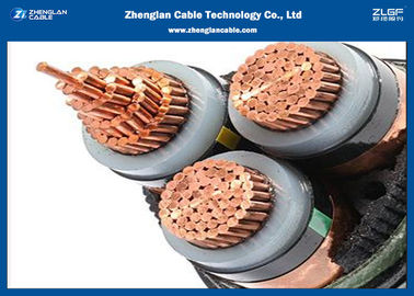 IEC 60502 3Cores 기갑 케이블, MV XLPE는 격리했습니다 케이블 12/20KV (CU/XLPE/STA/NYBY/NYRGBY/NYB2Y)를