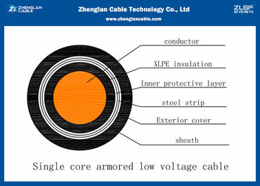 명목상 지역: 10~630mm2 0.6/1KV LV 단 하나 핵심에 의하여 격리되는 케이블 /Armoured 고압선 (CU/PVC/XLPE/STA/NYBY/N2XBY))