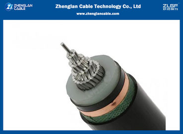 18/30의 (35kv) AL/XLPE/CTS/PVC 중간 전압 고압선은 가려진 핵심 구리 테이프를 골라냅니다