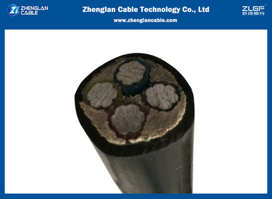 IEC60502-1에 따라서 4x25sqmm Al 엑스라이페 Pvc 알루미늄 외장 케이블
