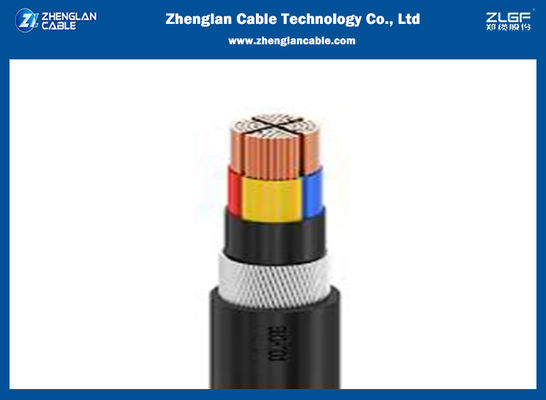 LV 16 스큐컴 4 핵심 알루미늄 외장 케이블 CU/XLPE/SWA/PVC ISO 9001 2015