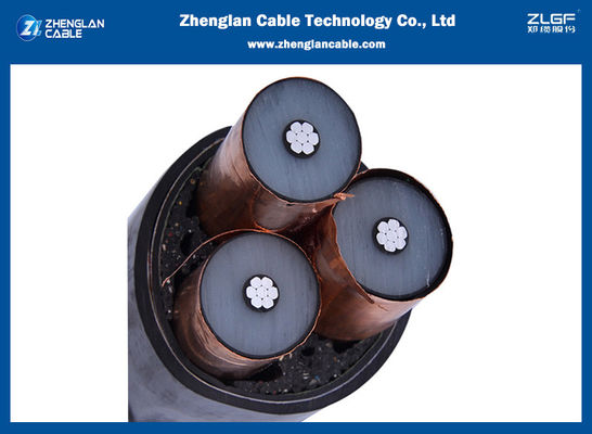 3Cx5sqmm MV 알루미늄 케이블 IEC60502-2 Al-Xlpe-Cts-Pvc