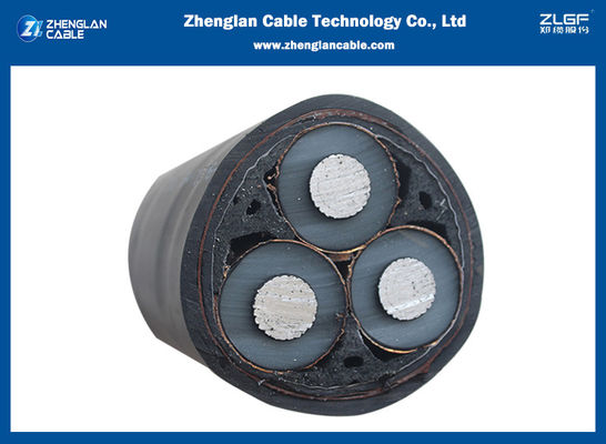 3Cx185sqmm 18/30kv 중간 전압 고압선 3 중핵 비무장