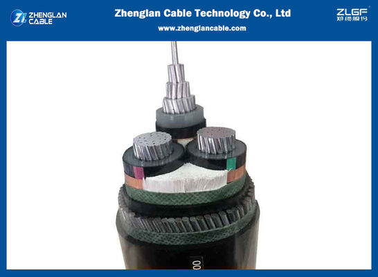 12.7/22kv 3x95mm2 기갑 알루미늄 중간 전압 고압선 BS 6622/BS 7835/IEC 60502