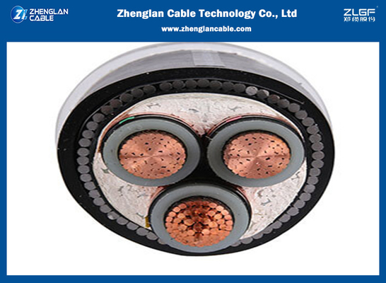 3*2.5~3*500mm2 0.6/1KV 3개의 핵심 LV 고압선 XLPE 기갑 케이블