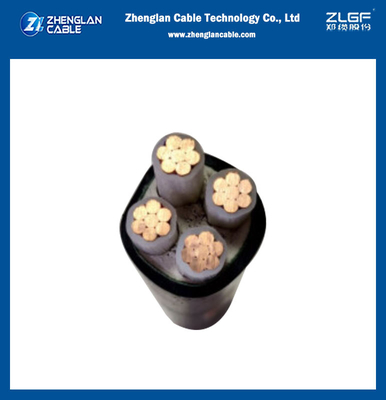 1 킬로볼트 XLPE 격리된 LSZH 연피된 지중 케이블 갑옷을 입지 않은 4x10mm2 BS8573