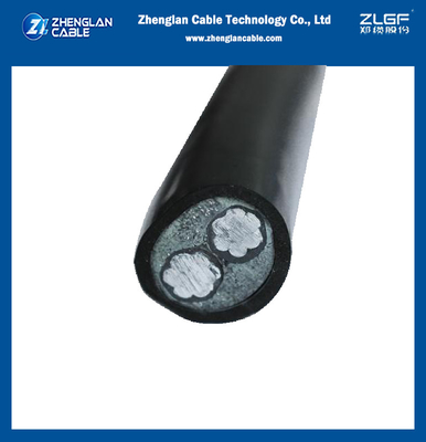 PVC는 격리된 알루미늄 전원 케이블 갑옷을 입지 않은 2Cx25mm2 XLPE를 외장했습니다