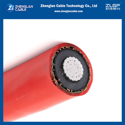 18kV 갑옷을 입지 않은 난연제 알루미늄 케이블 Al 1x300/16mm2 IEC60502-2